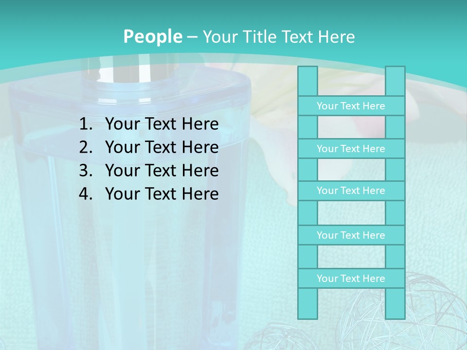 Closeup Bright Relaxation PowerPoint Template