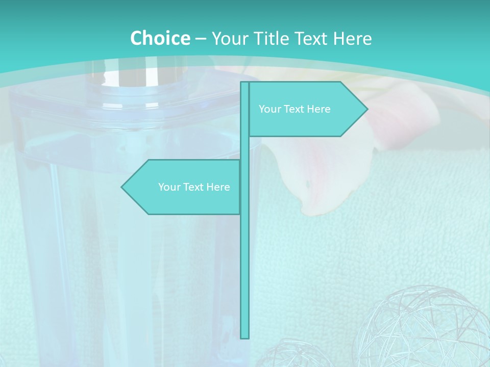 Closeup Bright Relaxation PowerPoint Template