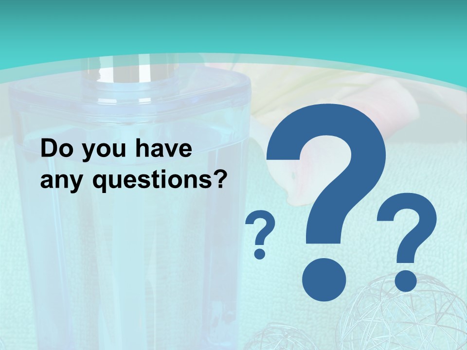 Closeup Bright Relaxation PowerPoint Template