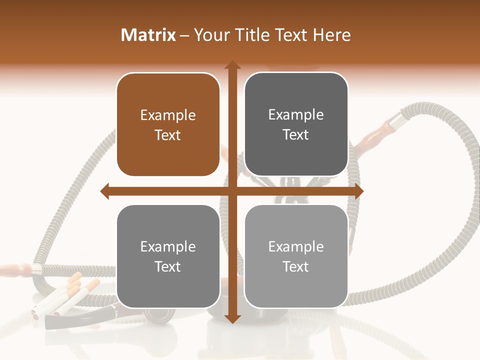 Cigarette Calm Pipe PowerPoint Template