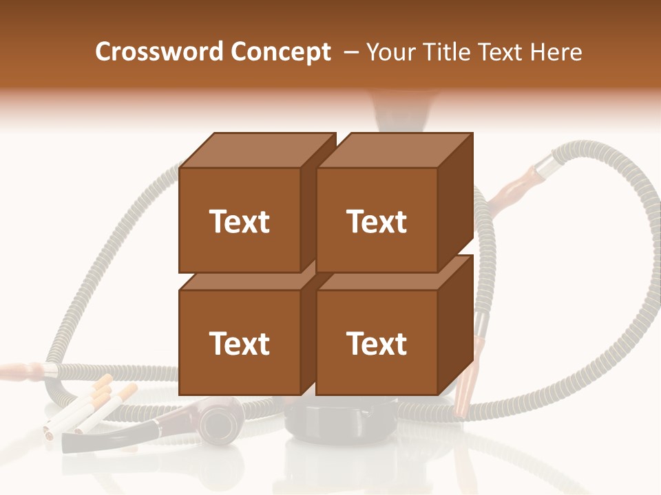 Cigarette Calm Pipe PowerPoint Template