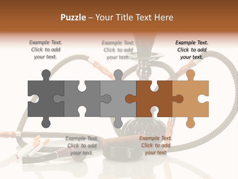 Cigarette Calm Pipe PowerPoint Template