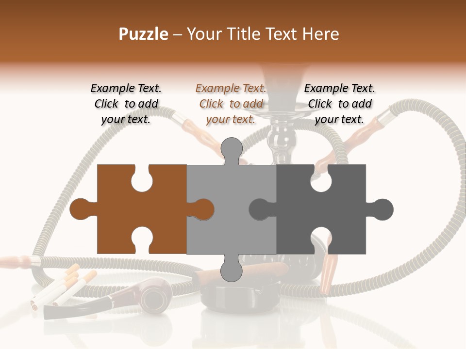 Cigarette Calm Pipe PowerPoint Template