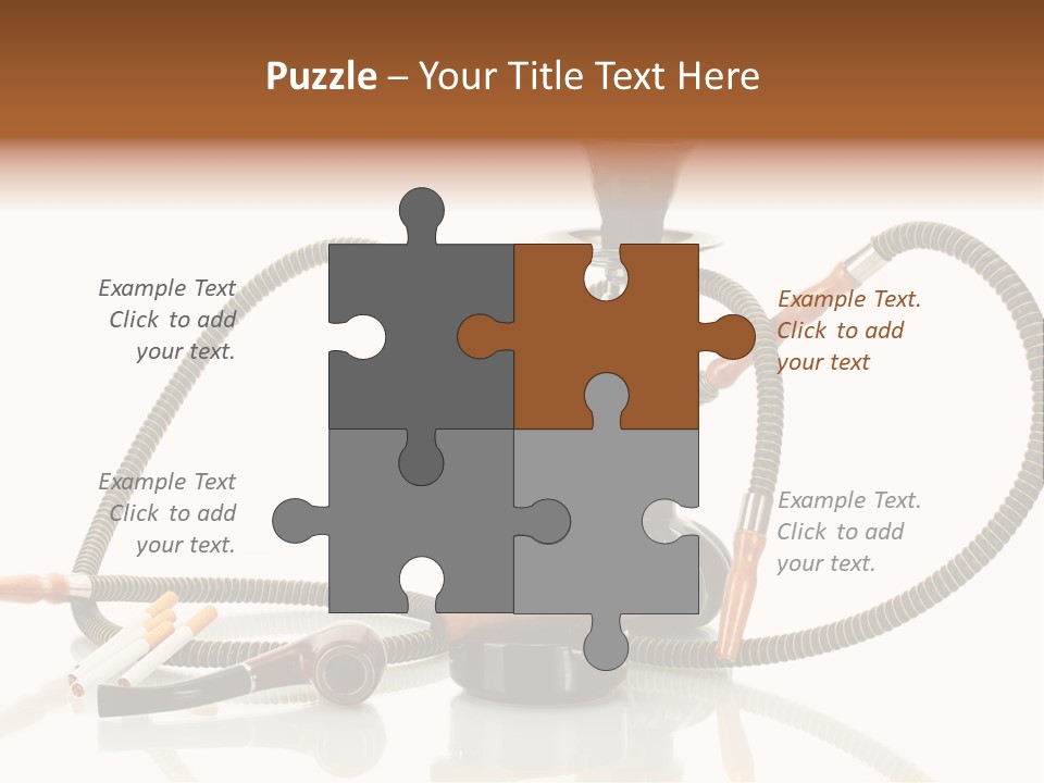 Cigarette Calm Pipe PowerPoint Template