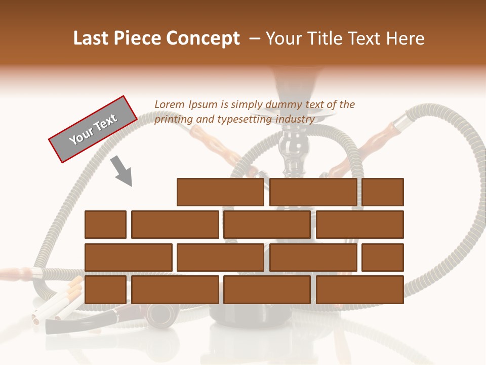 Cigarette Calm Pipe PowerPoint Template