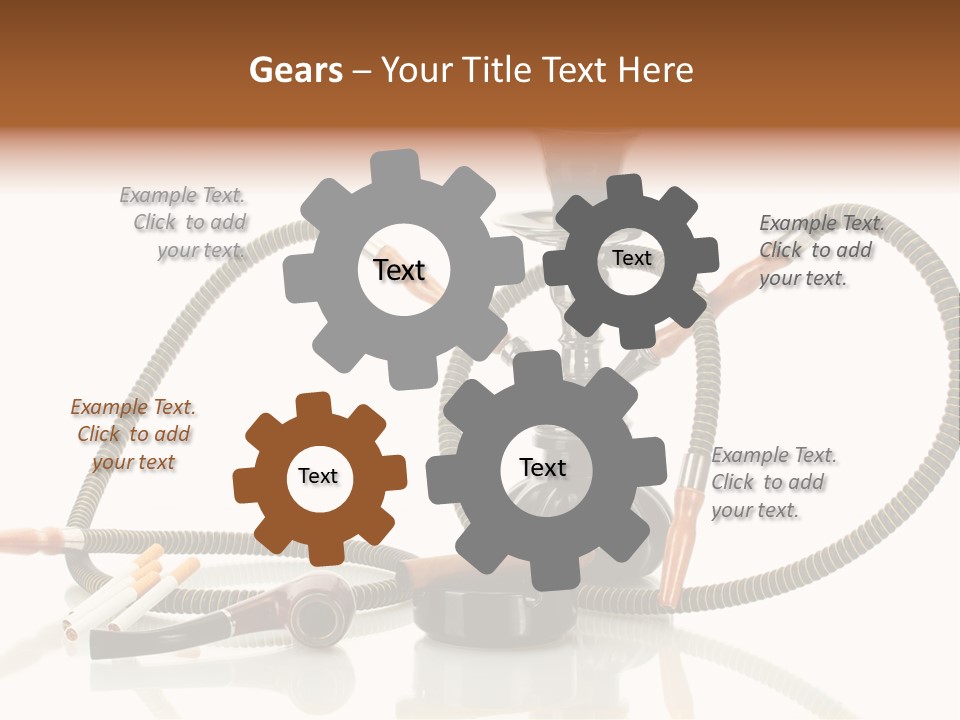 Cigarette Calm Pipe PowerPoint Template