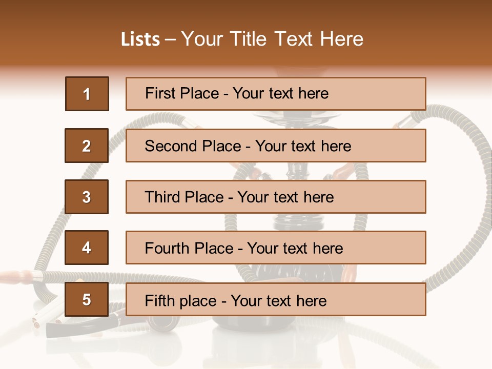 Cigarette Calm Pipe PowerPoint Template