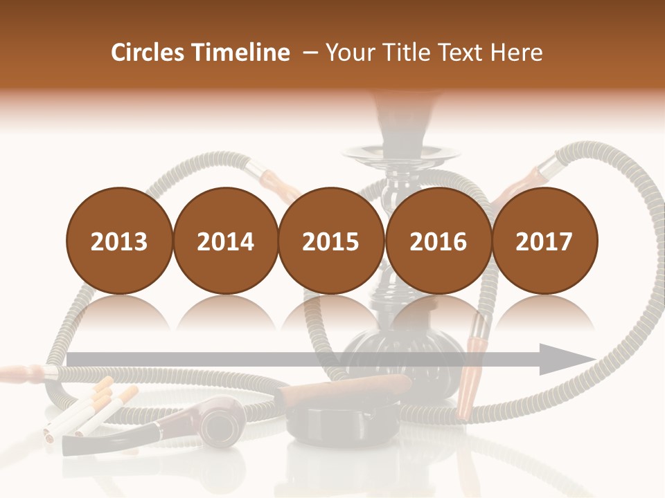 Cigarette Calm Pipe PowerPoint Template