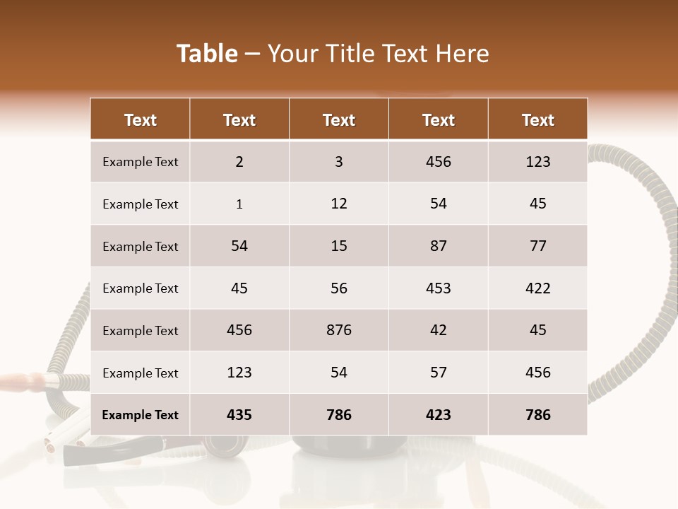 Cigarette Calm Pipe PowerPoint Template
