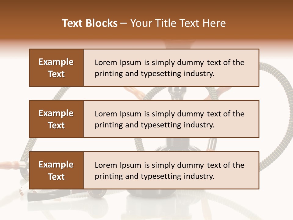 Cigarette Calm Pipe PowerPoint Template