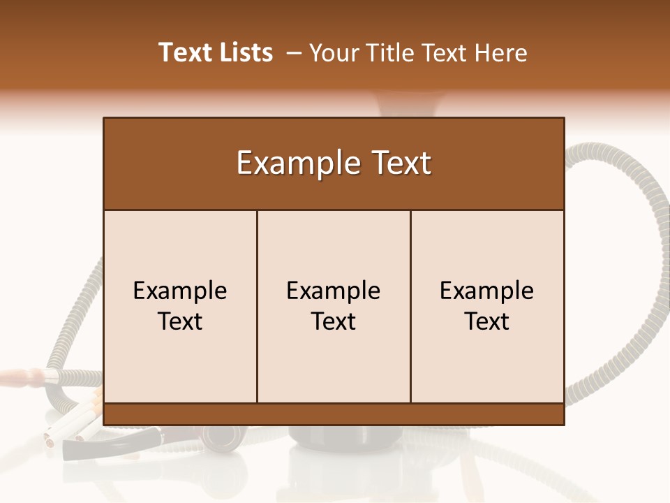 Cigarette Calm Pipe PowerPoint Template