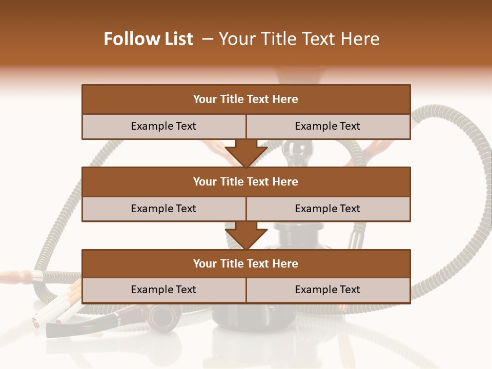 Cigarette Calm Pipe PowerPoint Template