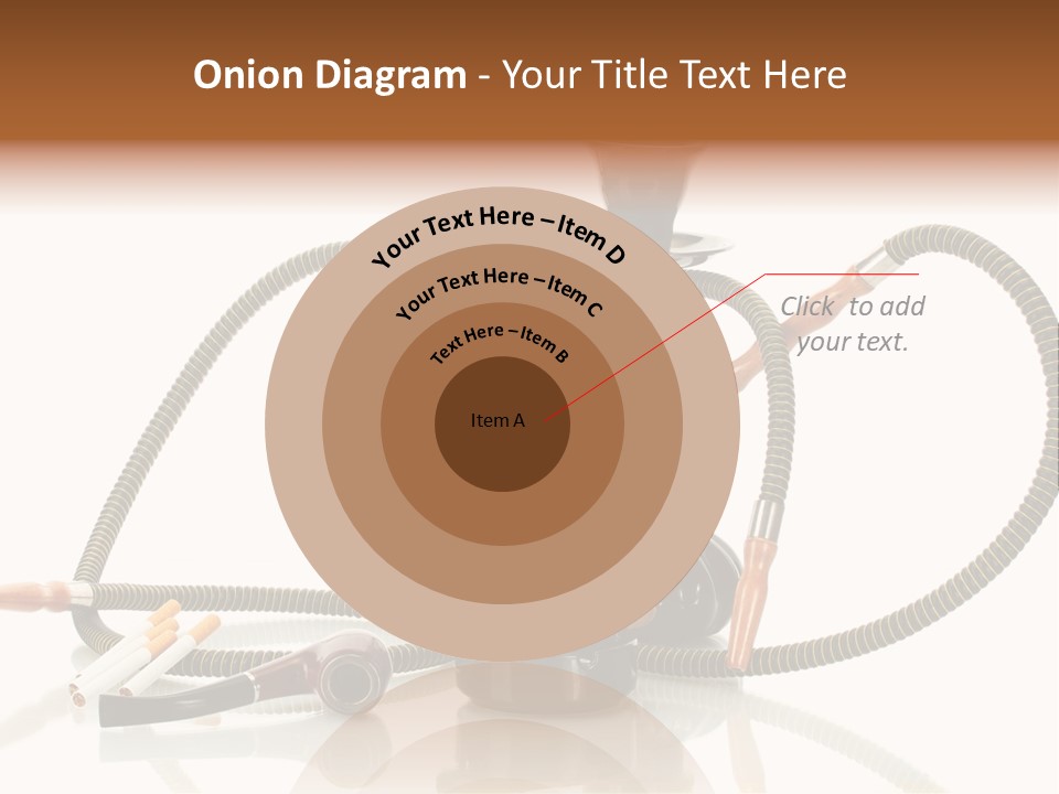 Cigarette Calm Pipe PowerPoint Template