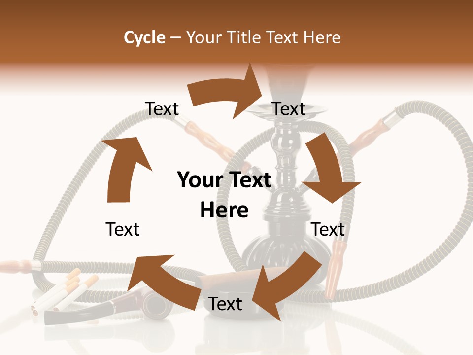 Cigarette Calm Pipe PowerPoint Template