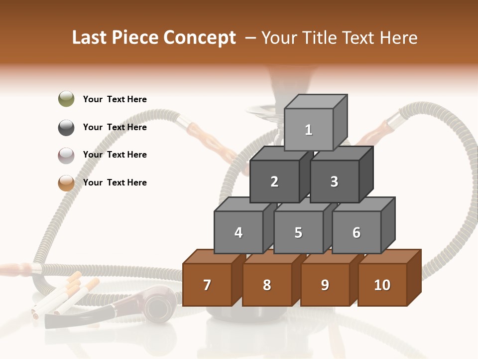Cigarette Calm Pipe PowerPoint Template