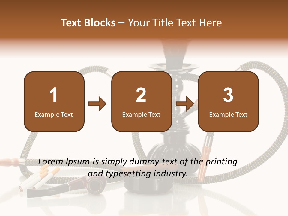 Cigarette Calm Pipe PowerPoint Template