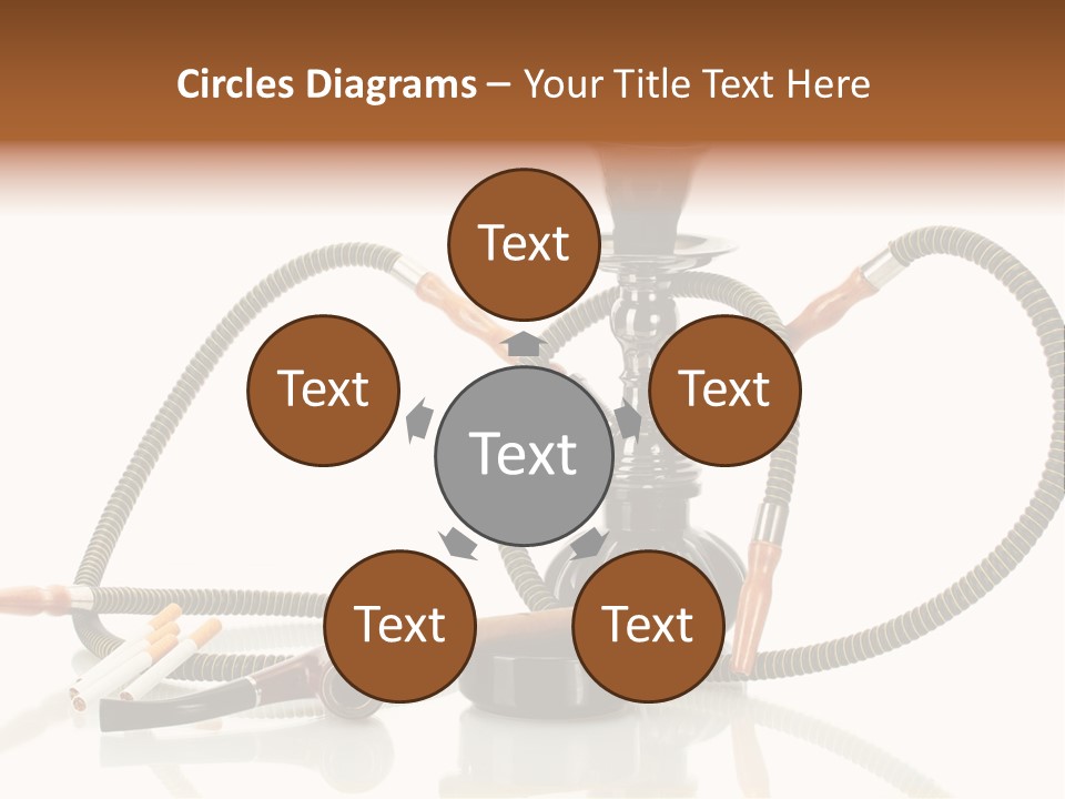 Cigarette Calm Pipe PowerPoint Template