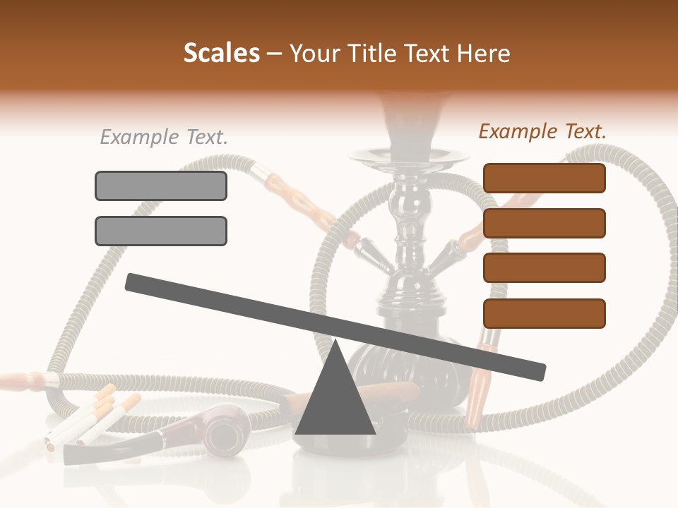 Cigarette Calm Pipe PowerPoint Template