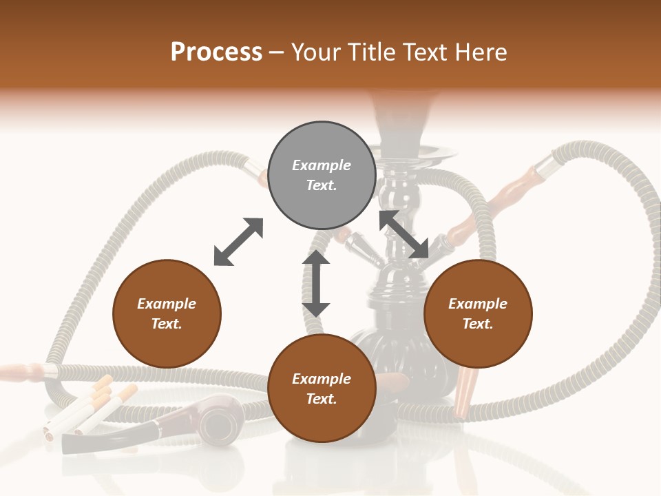 Cigarette Calm Pipe PowerPoint Template