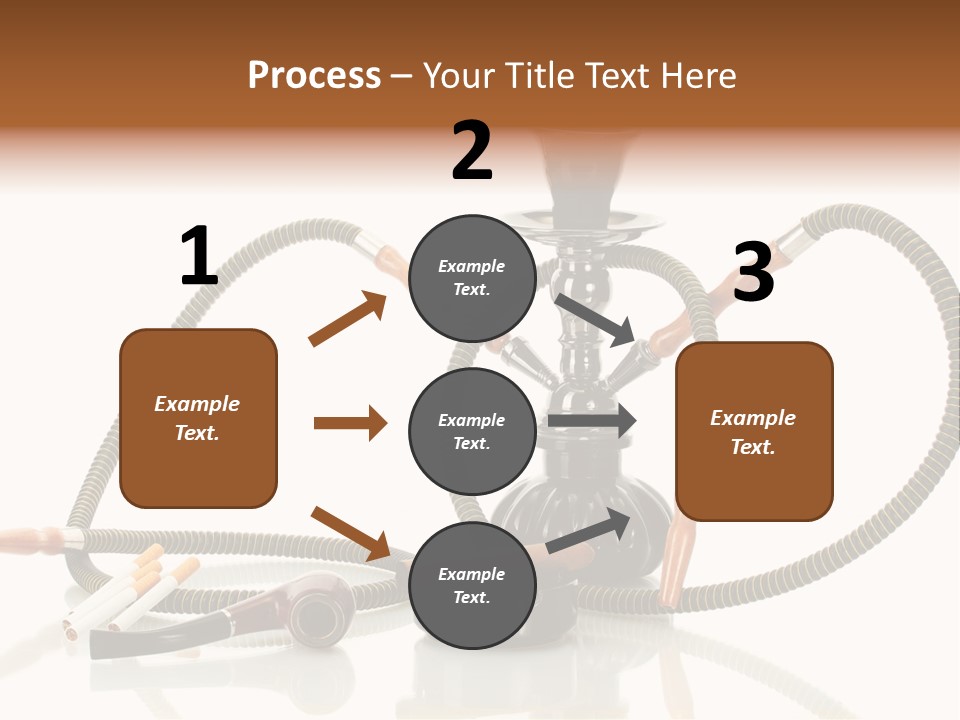 Cigarette Calm Pipe PowerPoint Template
