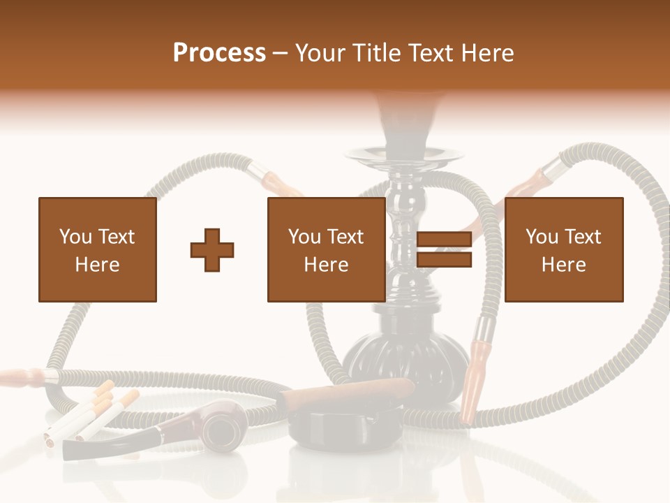 Cigarette Calm Pipe PowerPoint Template