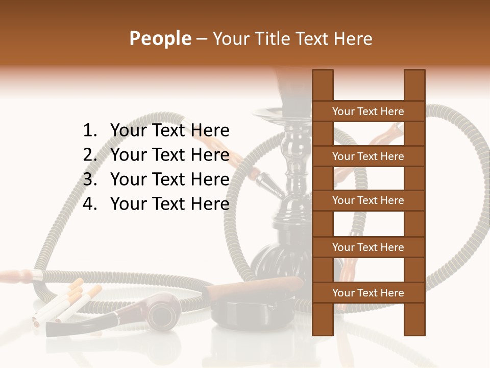 Cigarette Calm Pipe PowerPoint Template