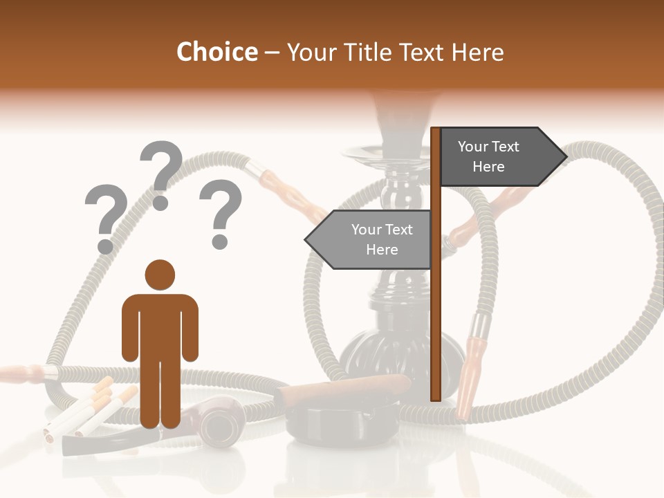 Cigarette Calm Pipe PowerPoint Template