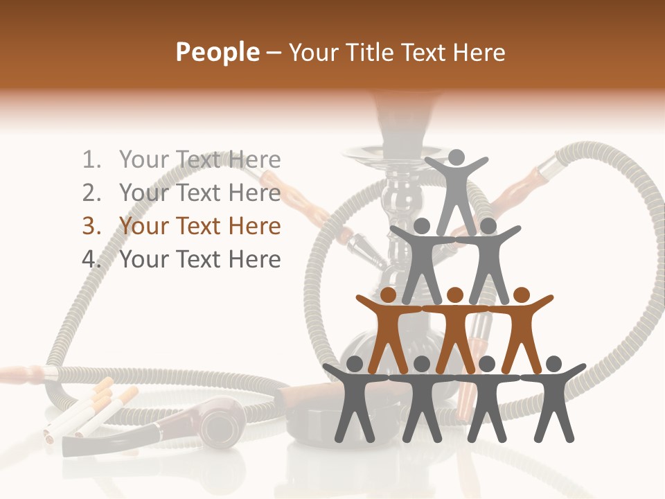 Cigarette Calm Pipe PowerPoint Template