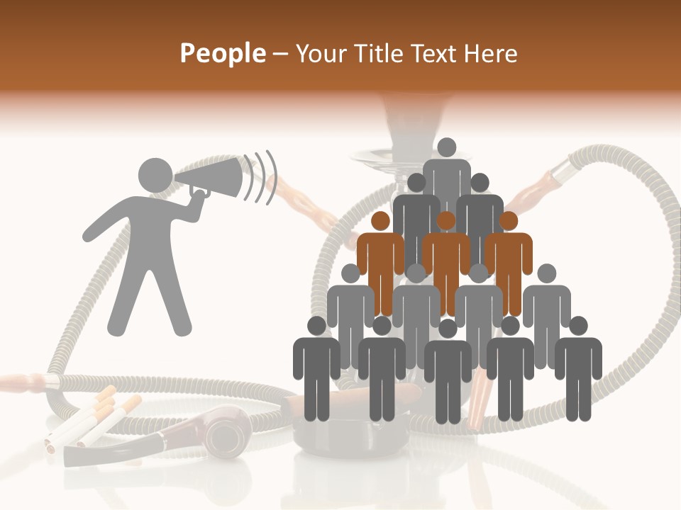 Cigarette Calm Pipe PowerPoint Template