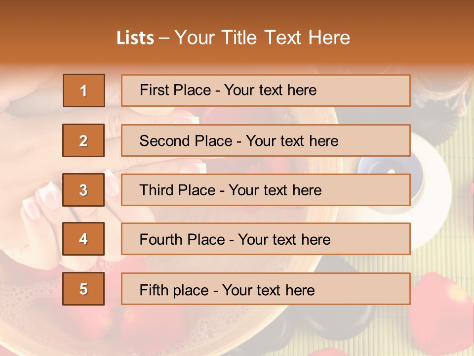 Relax Delicate Care PowerPoint Template