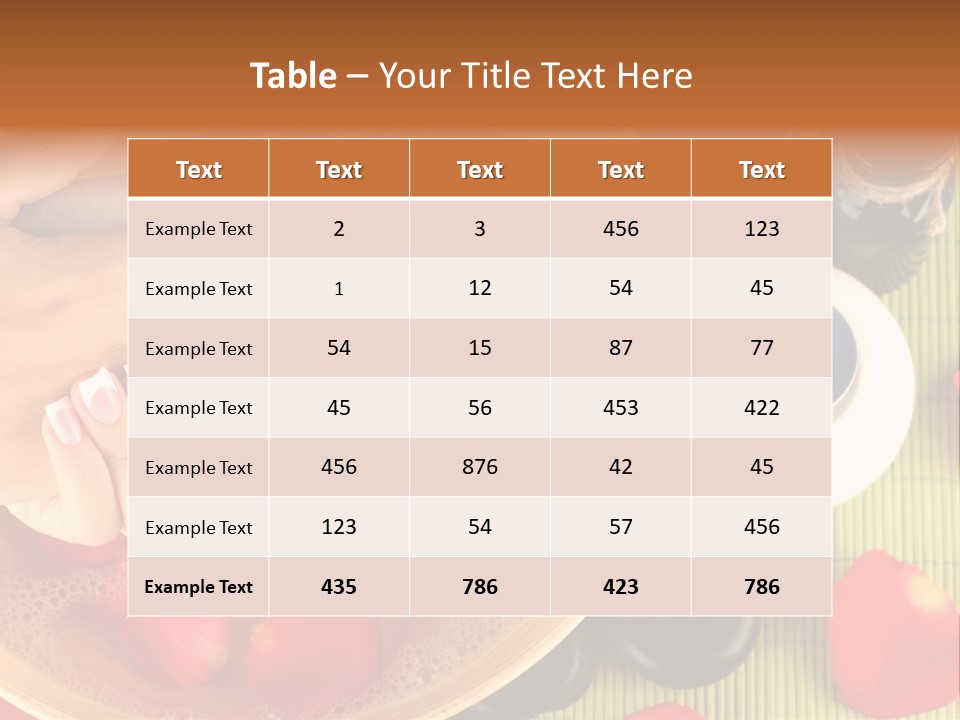 Relax Delicate Care PowerPoint Template