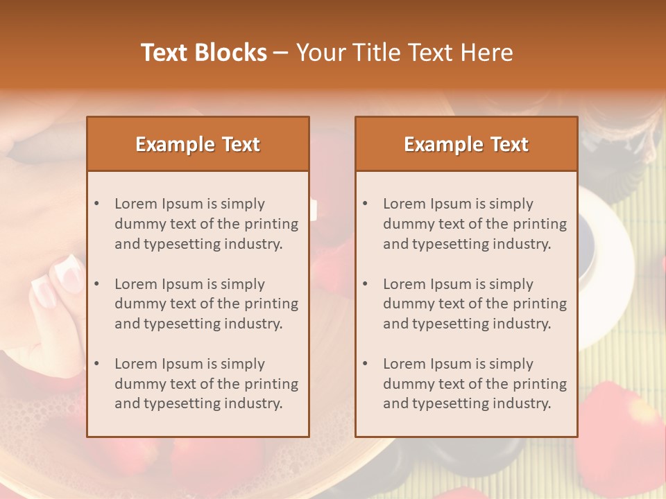 Relax Delicate Care PowerPoint Template