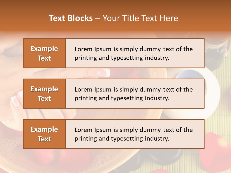 Relax Delicate Care PowerPoint Template