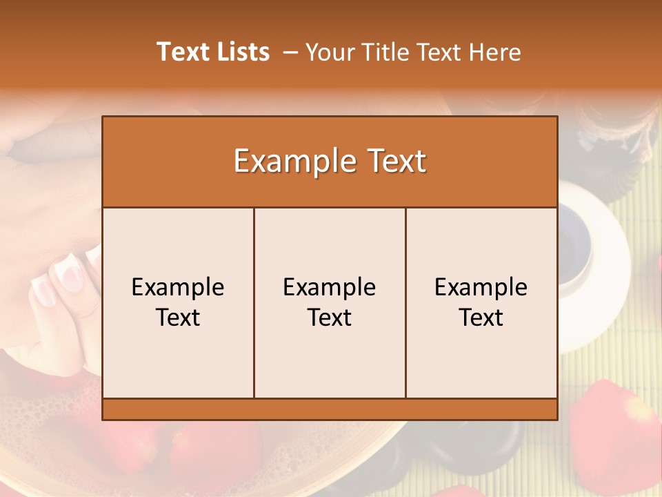 Relax Delicate Care PowerPoint Template