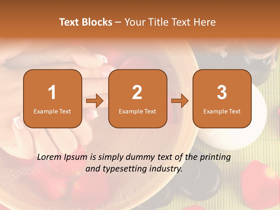 Relax Delicate Care PowerPoint Template