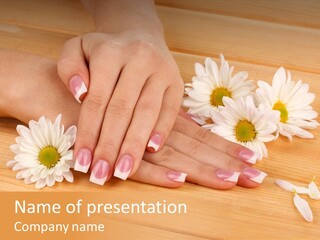 Young Massage Care PowerPoint Template