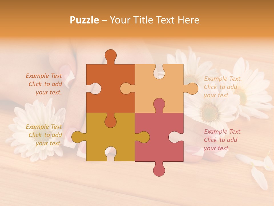 Young Massage Care PowerPoint Template