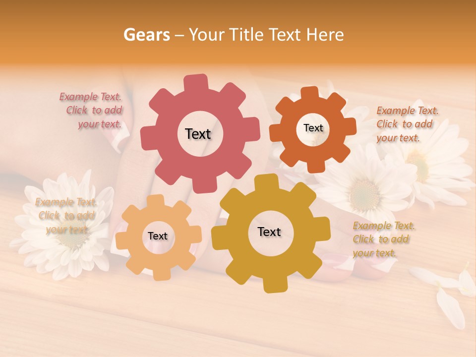 Young Massage Care PowerPoint Template