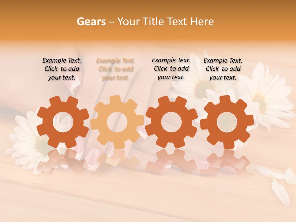 Young Massage Care PowerPoint Template