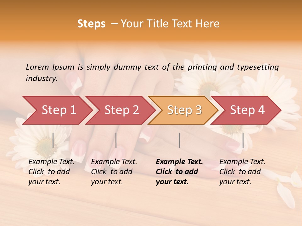 Young Massage Care PowerPoint Template