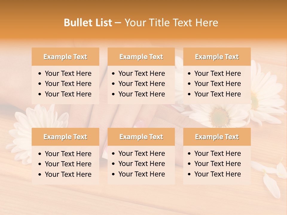 Young Massage Care PowerPoint Template