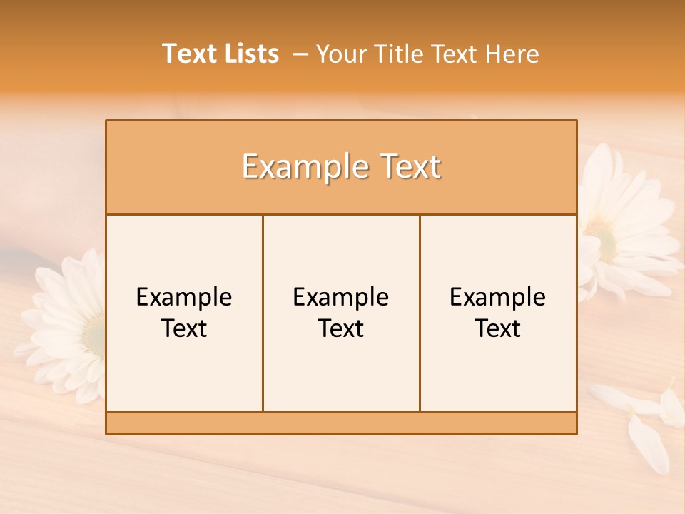 Young Massage Care PowerPoint Template