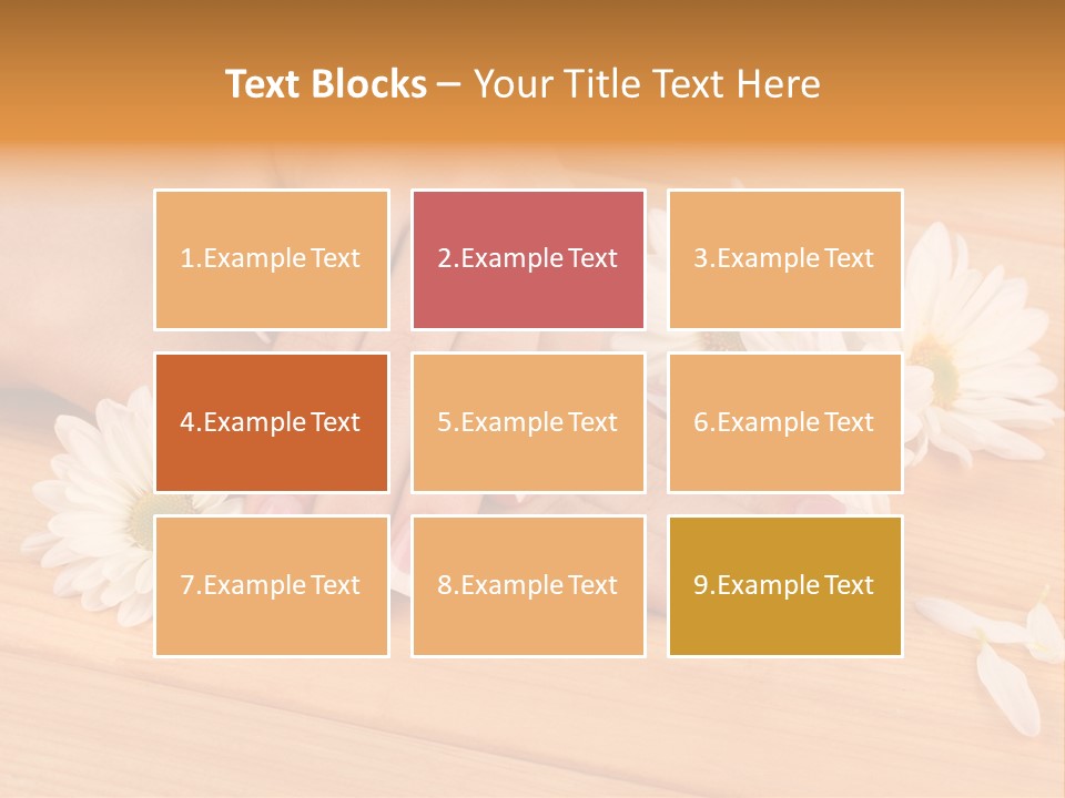 Young Massage Care PowerPoint Template