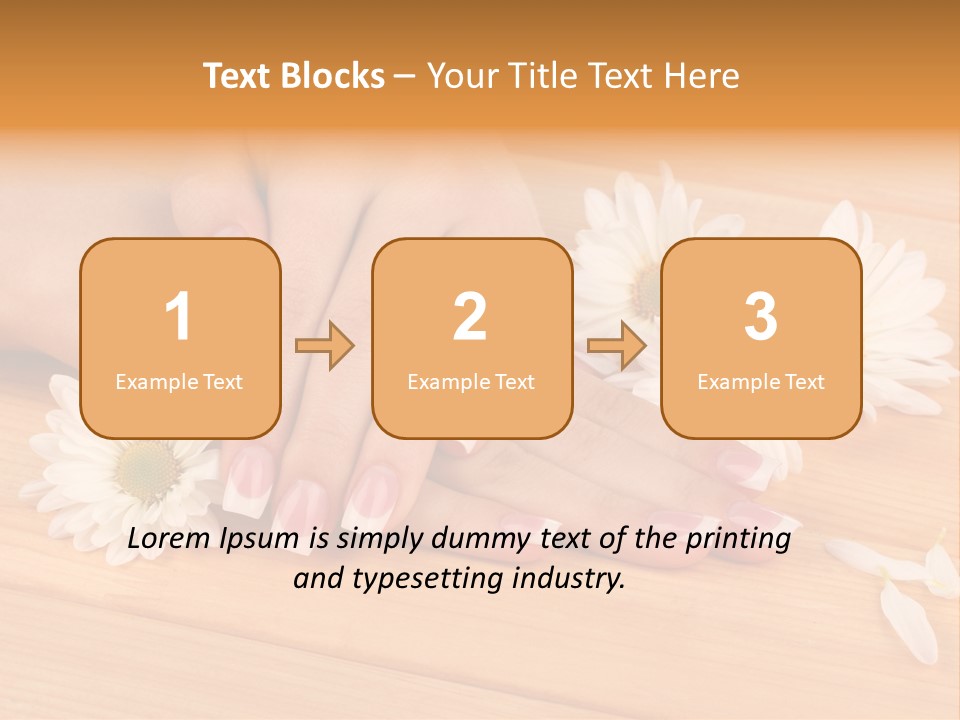 Young Massage Care PowerPoint Template