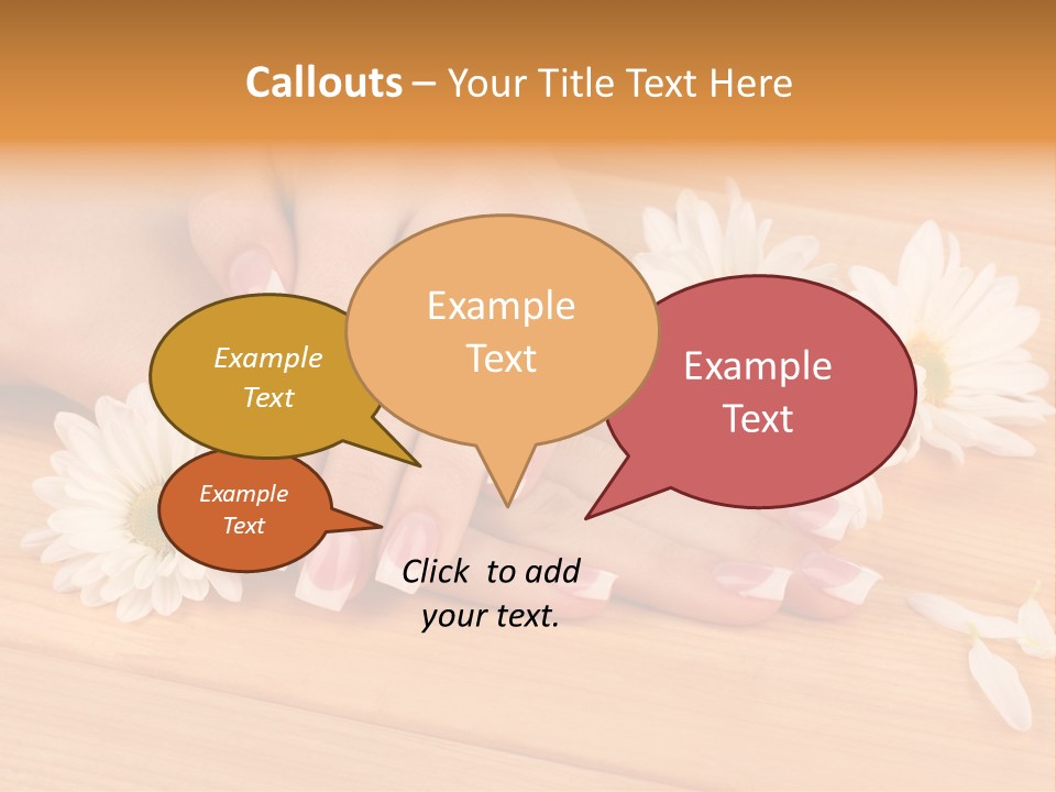 Young Massage Care PowerPoint Template