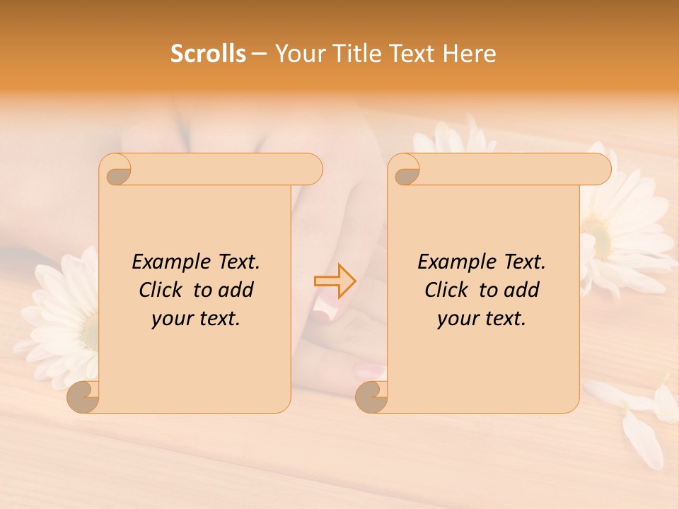 Young Massage Care PowerPoint Template