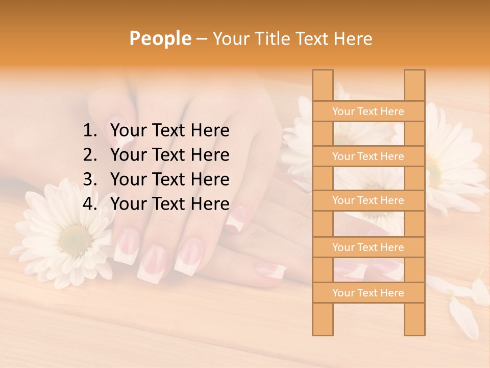 Young Massage Care PowerPoint Template