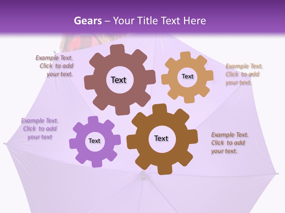 Portrait Teenager Walk PowerPoint Template