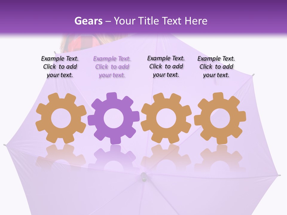 Portrait Teenager Walk PowerPoint Template