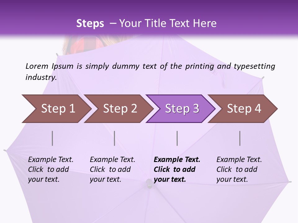 Portrait Teenager Walk PowerPoint Template